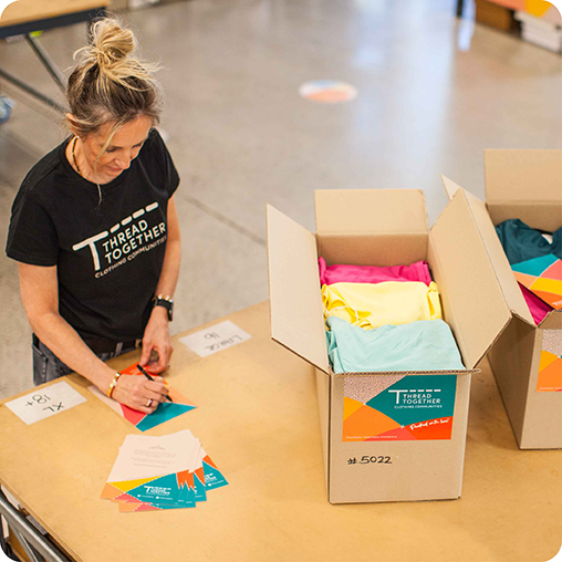 Goodman Foundation working with Thread together